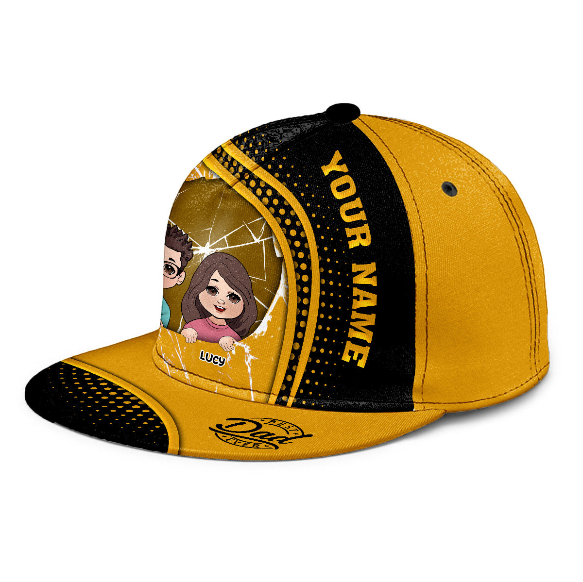 Meilleur papa du monde - Casquette personnalisée pour papa