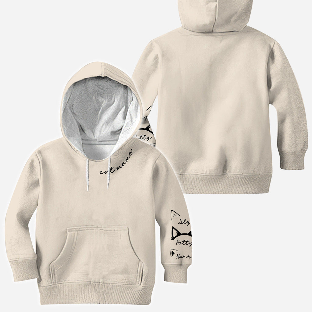 Maman Chat - T-shirt personnalisé avec motif chat