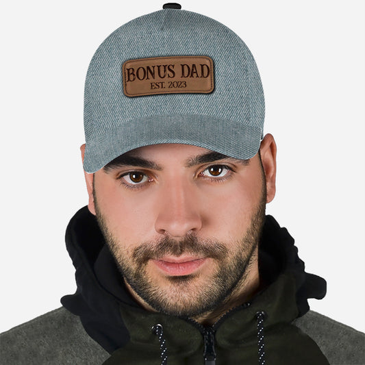 Bonus Dad - Gift for step dad - Personalized Classic Cap