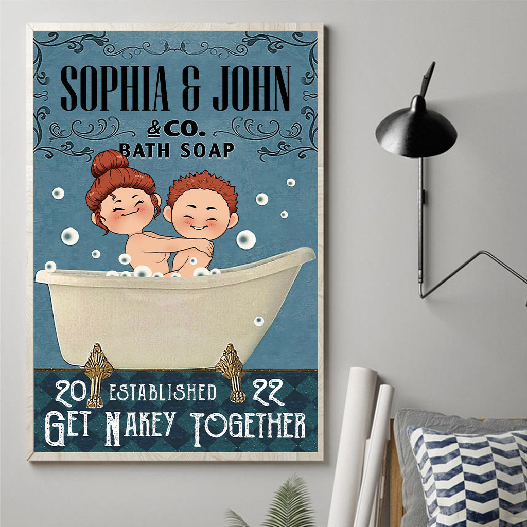Get Nakey - Toile et affiche personnalisées pour couples