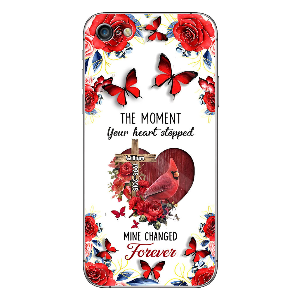 The Moment Your Heart Stopped - Personalized Memorial Phone Case