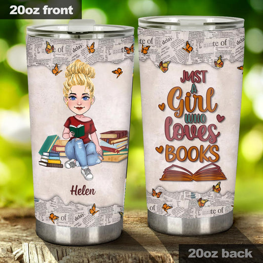 I Love Days When My Only Problem Is Which Book To Read - Book gift for mom, daughter, girlfriend, wife - Personalized Tumbler