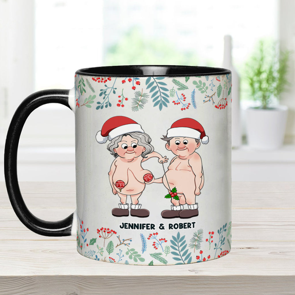 Je veux vieillir avec toi - Mug personnalisé pour couple