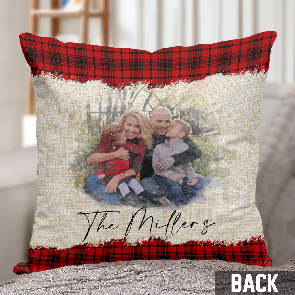 Coussin décoratif familial personnalisé « This Is Us »