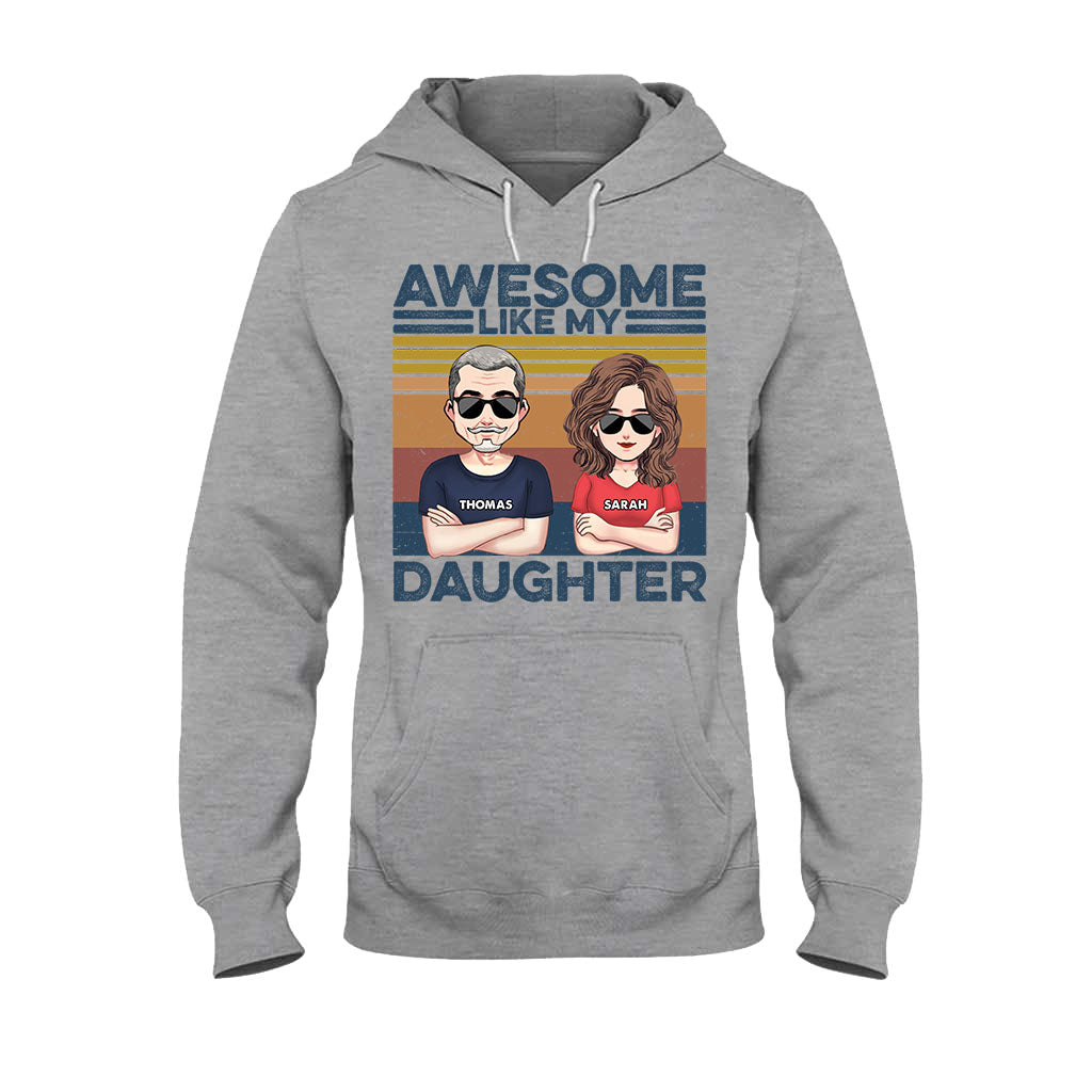 Tel père, tel fils - Cadeau pour papa - T-shirt et sweat à capuche personnalisés