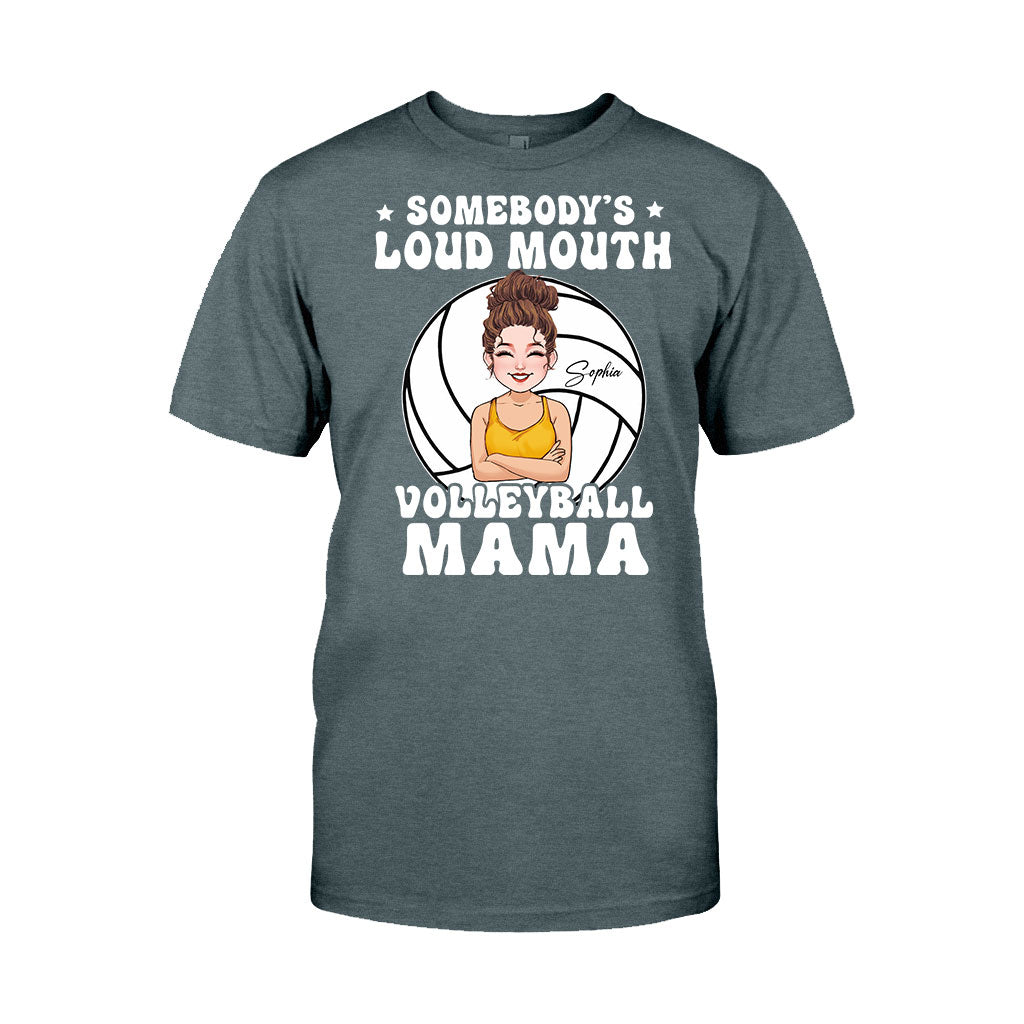 Maman Volleyballeuse à la Grande Gueule - T-shirt et sweat à capuche de volley-ball personnalisés