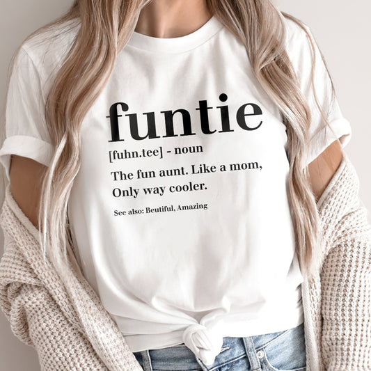 Funtie - Cadeau pour tante - T-shirt et sweat à capuche