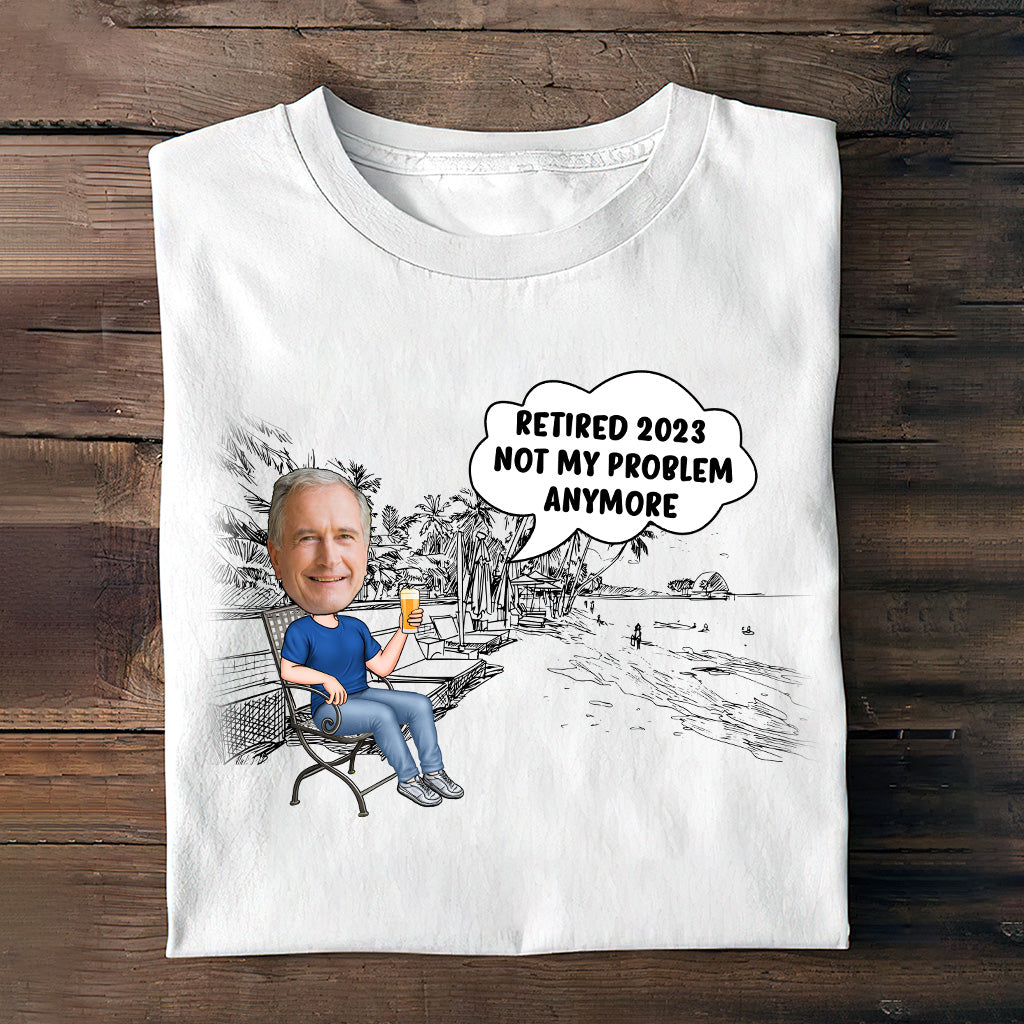 Ce n'est plus mon problème - T-shirt et sweat à capuche personnalisés pour retraités