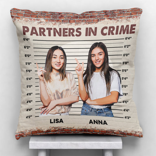 Complices - Coussin décoratif personnalisé pour meilleure amie