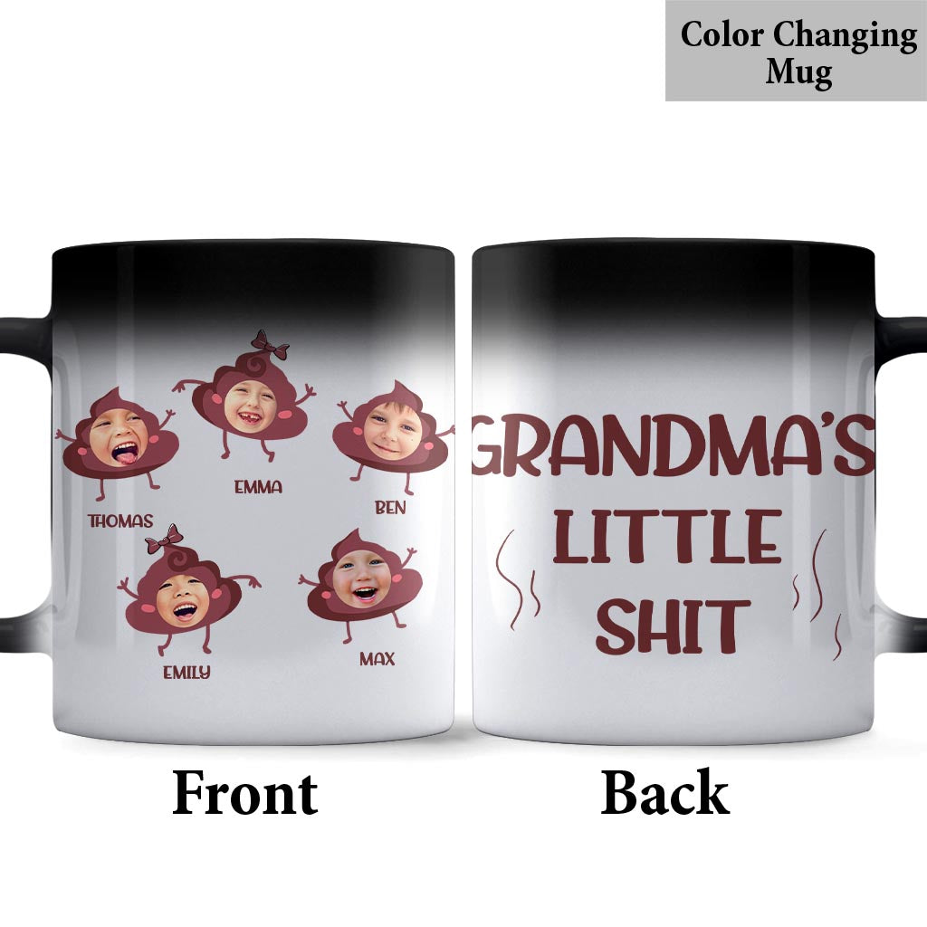 Daddy's Little Shit - Gift for dad, grandpa, mom, uncle, aunt, grandma - Personalized Mug