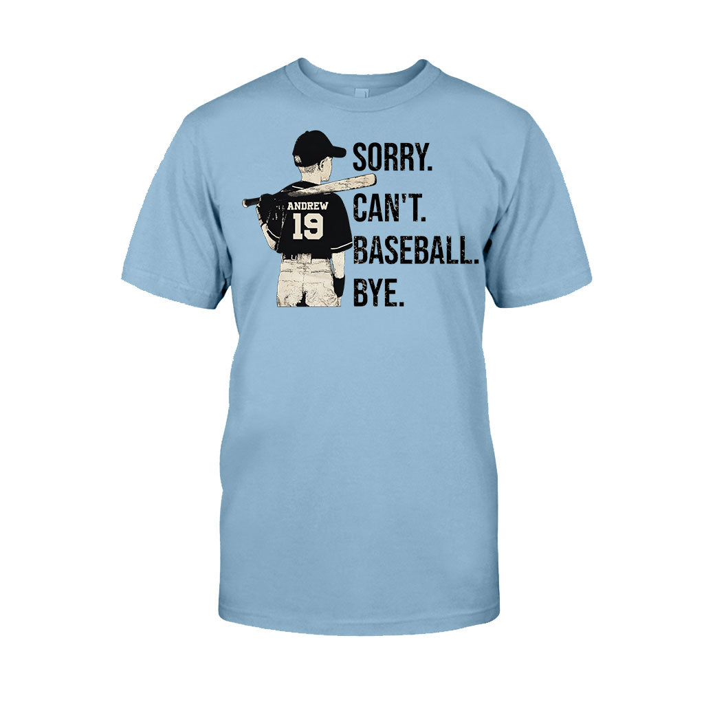 Désolé, je ne peux pas jouer au baseball. Au revoir ! - T-shirt et sweat à capuche personnalisés sur le thème du baseball
