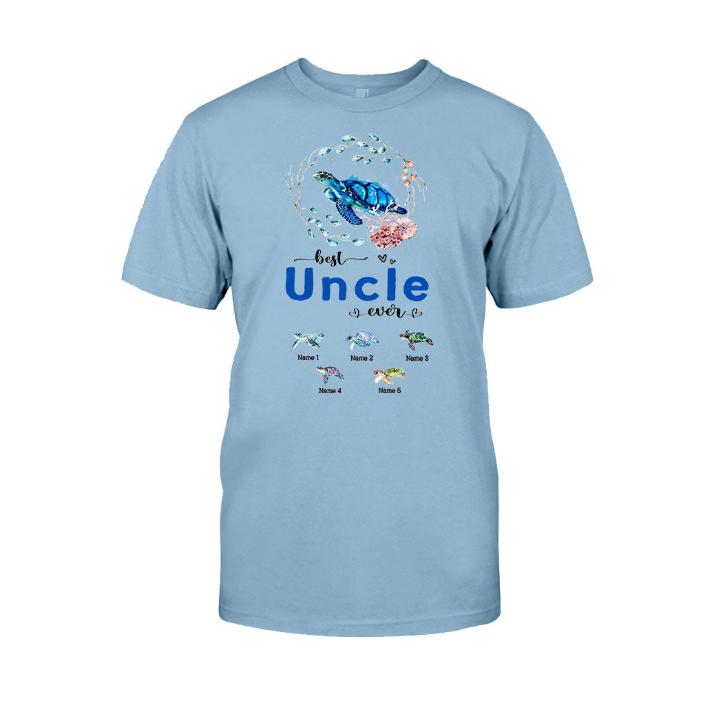 Meilleure mamie du monde - Cadeau tortue pour grand-mère, grand-père, maman, papa, oncle, tante - T-shirt et sweat à capuche personnalisés