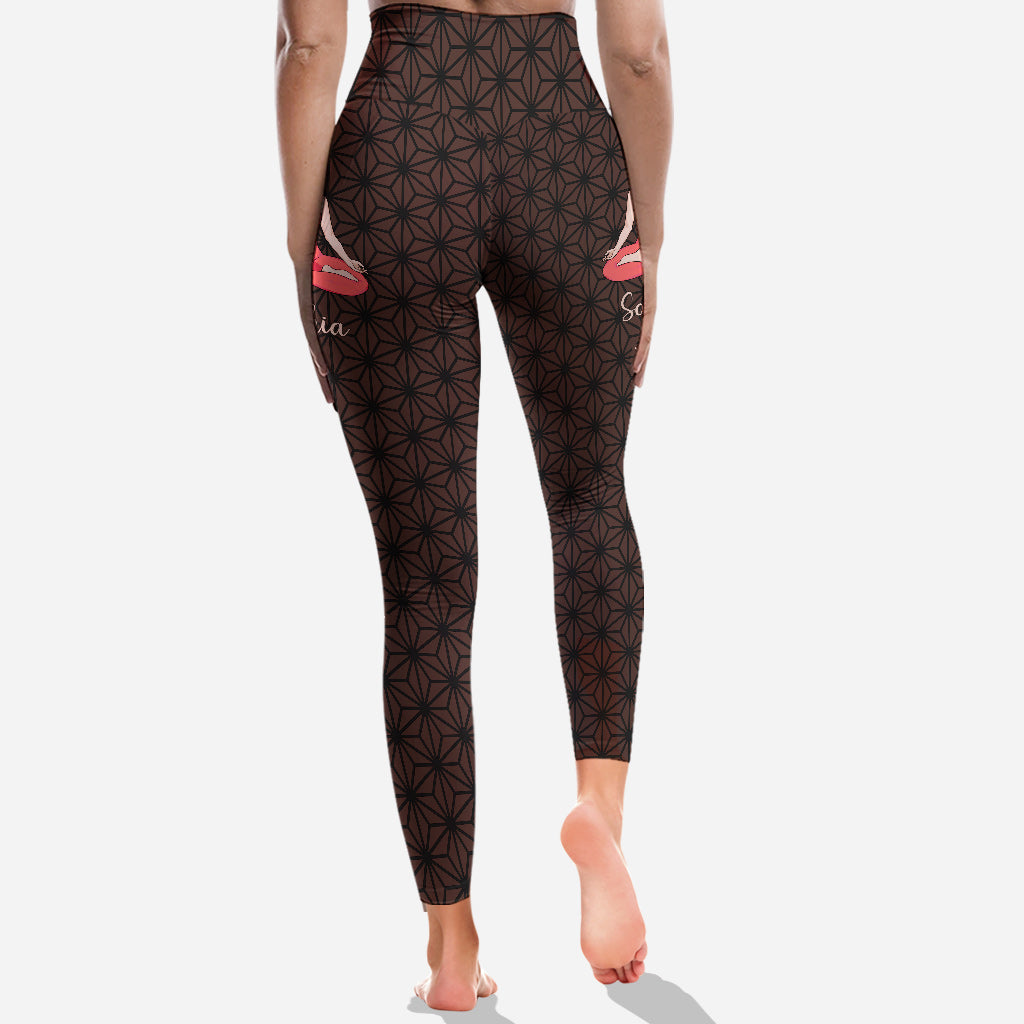 Namaste - Leggings de yoga personnalisés