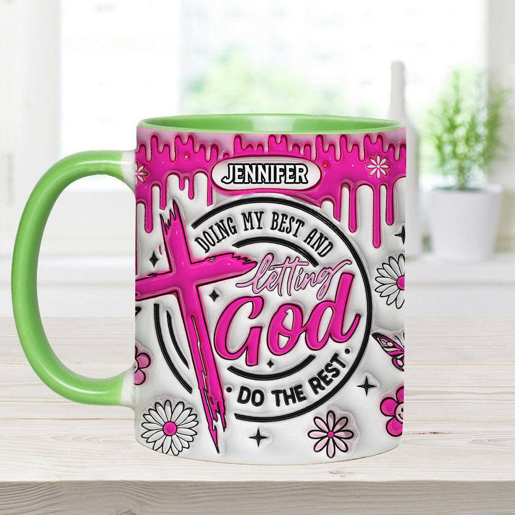 Doing My Best - Personalized Christian Accent Mug