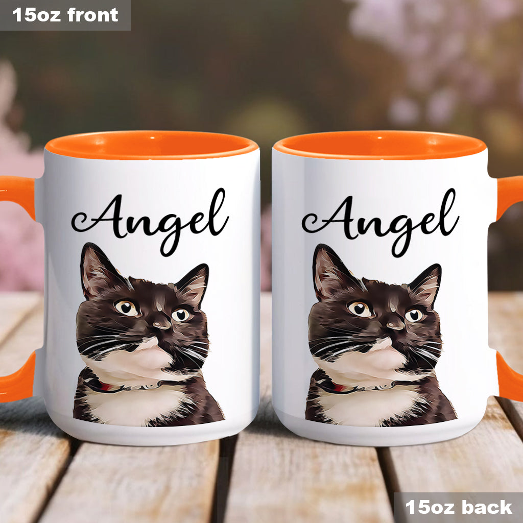 Mug personnalisé à motif chat pour amoureux des chats