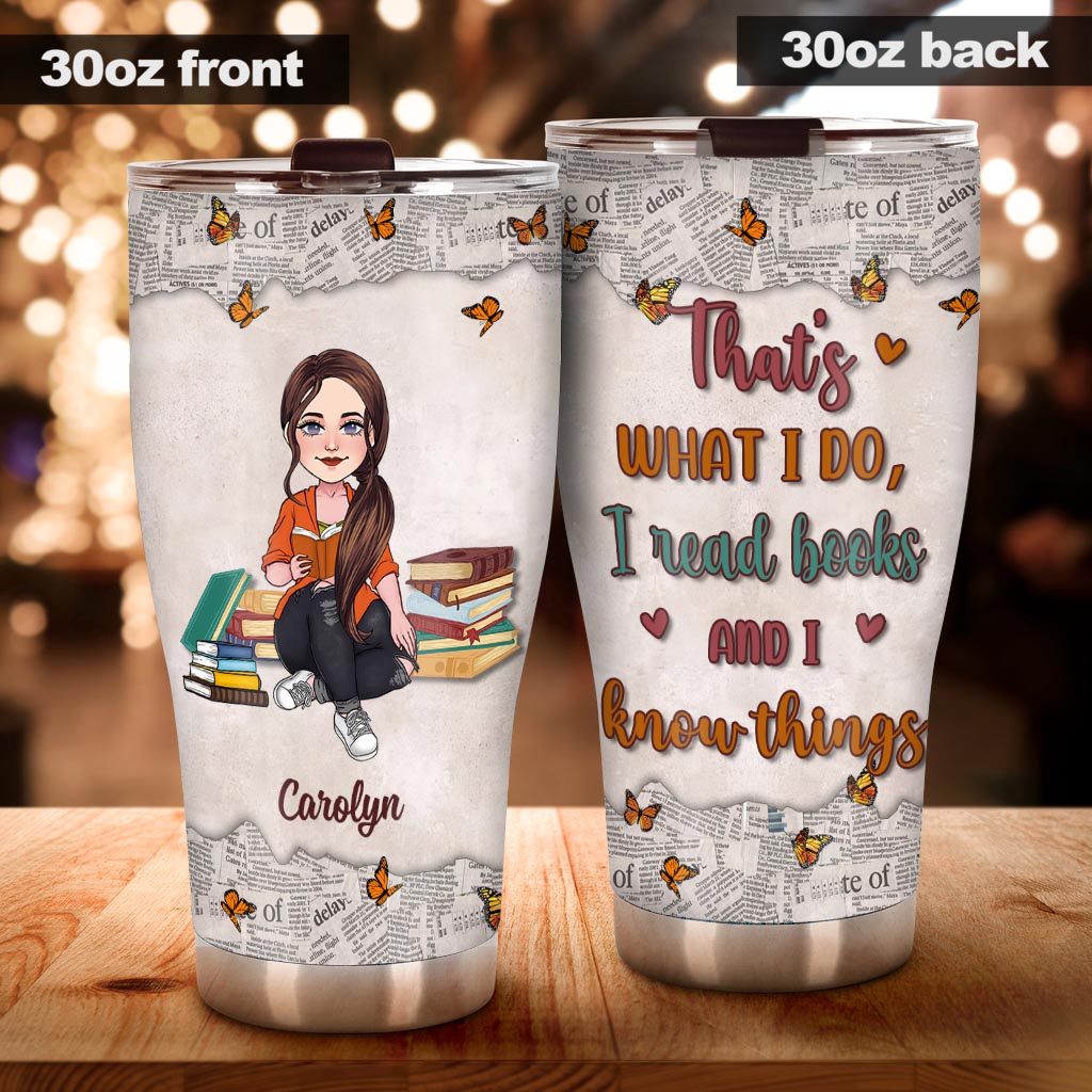 I Love Days When My Only Problem Is Which Book To Read - Book gift for mom, daughter, girlfriend, wife - Personalized Tumbler