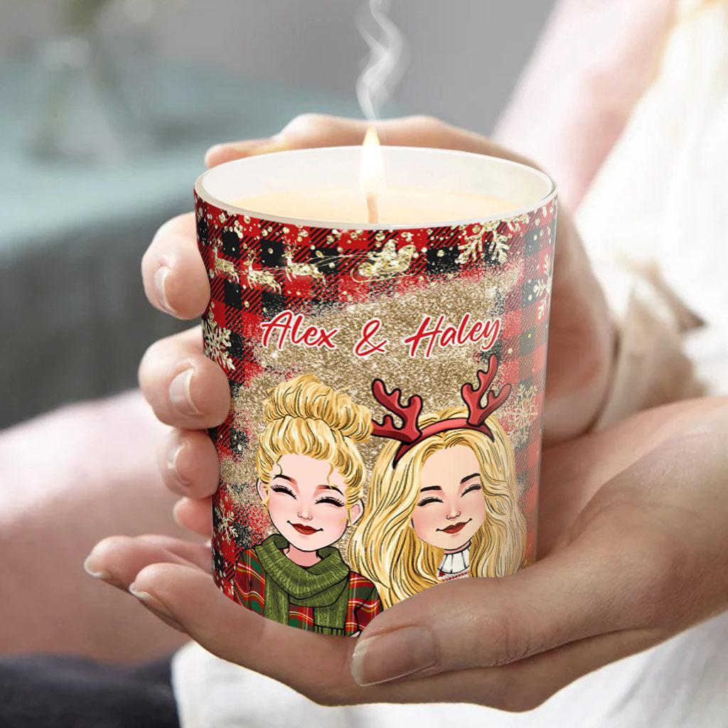 Dear Bestie - Personalized Bestie Candle With Wooden Lid