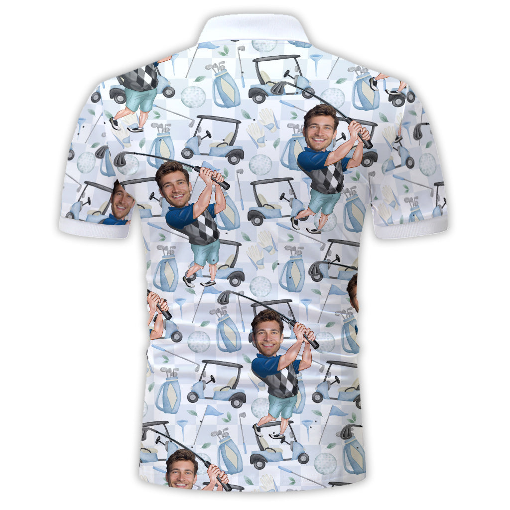 The Best Gift For Golf Dad, Uncle, Husband... - Personalized Golf Polo Shirt