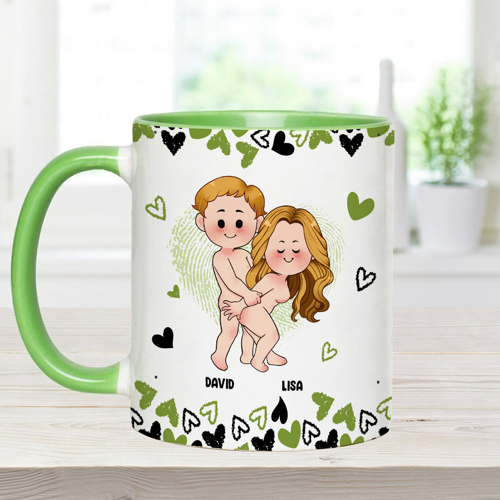 Lovely Couple - Personalized Couple Accent Mug