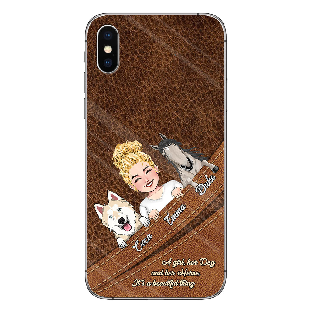 Quelle belle chose ! - Coque de téléphone personnalisée avec motif cheval