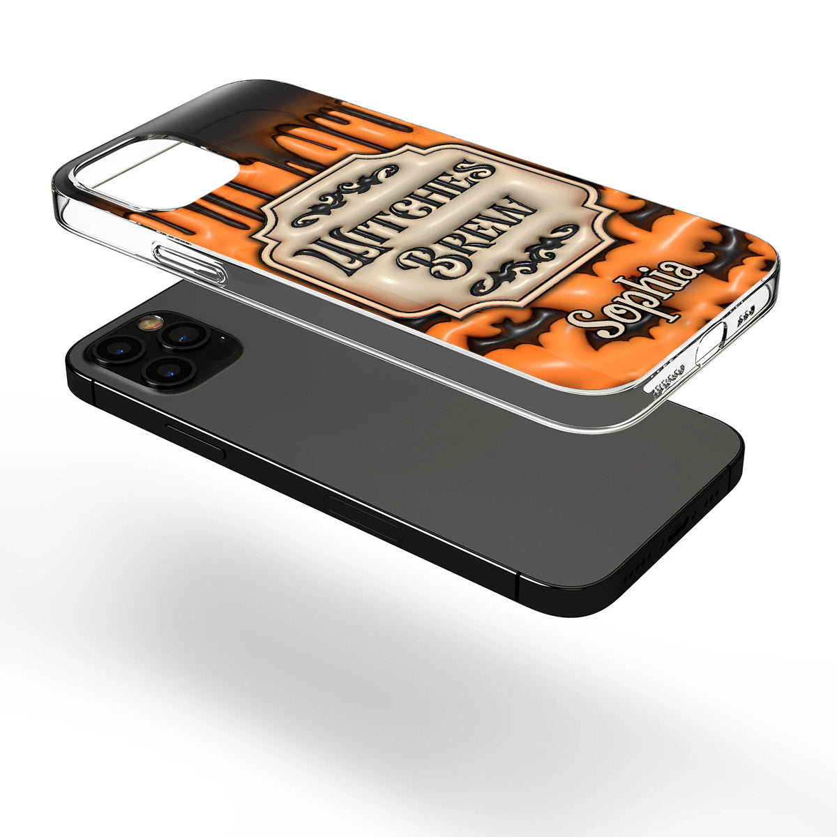 Witches Brew - Personalized Witch Clear Phone Case