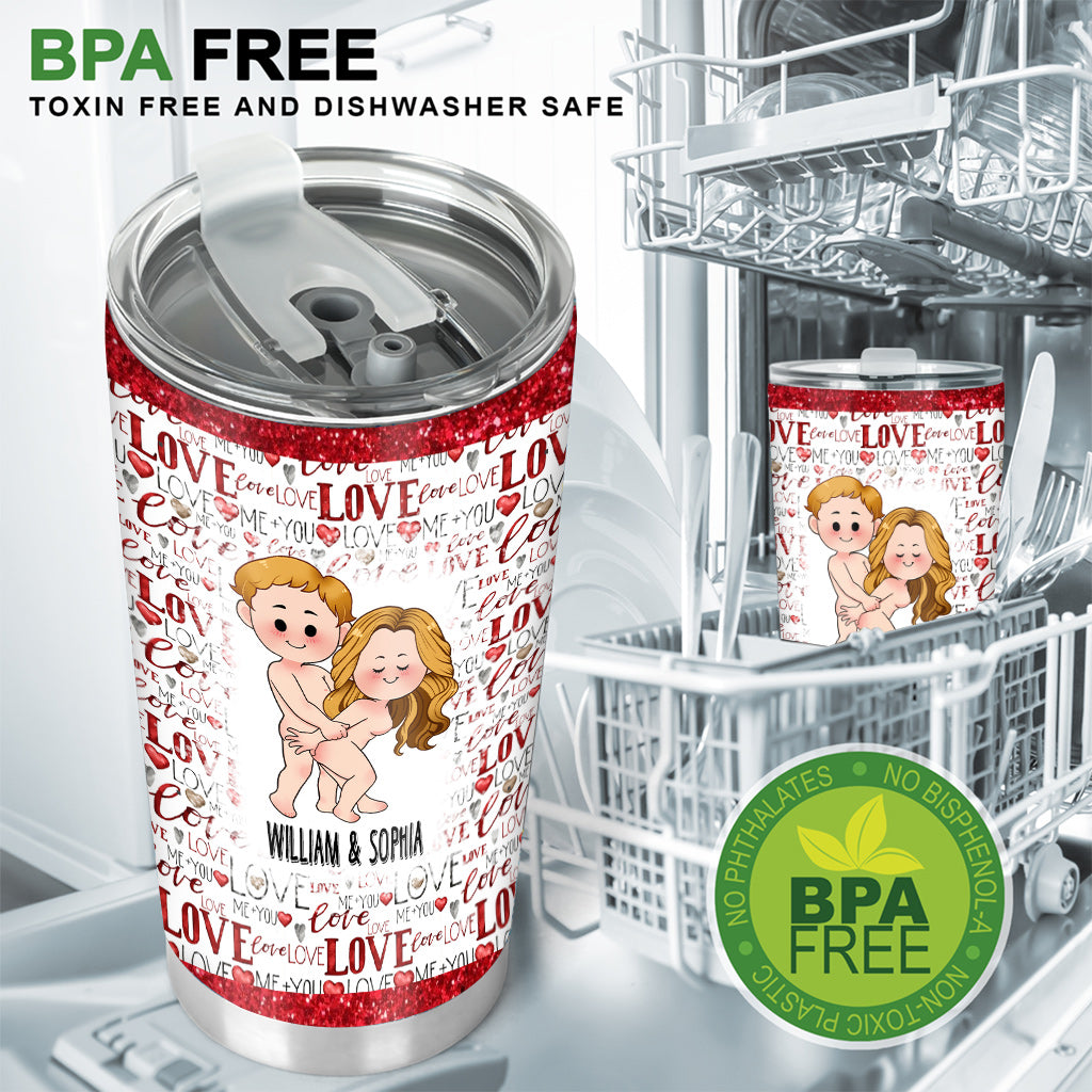 Mon derrière serait si seul sans toi - cadeau pour mari, femme, petit ami, petite amie - Gobelet personnalisé