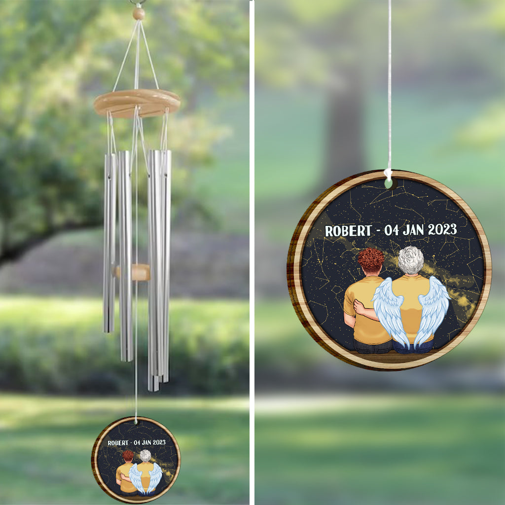 When I Look At The Stars - Personalized Memorial Wind Chime