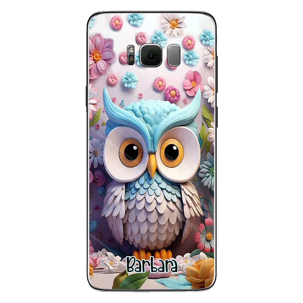 Cool Owl - Personalized Owl Phone Case