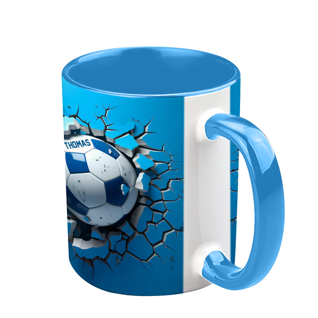 Un super mug de foot personnalisé
