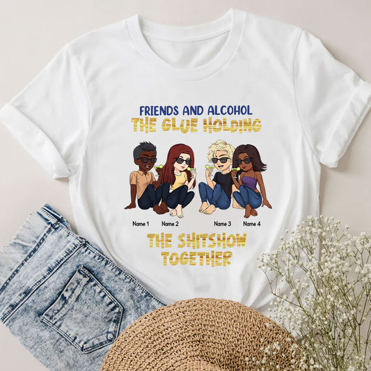 Les meilleures amies sont celles qu'on choisit soi-même - Cadeau pour sa sœur - T-shirt et sweat à capuche personnalisés