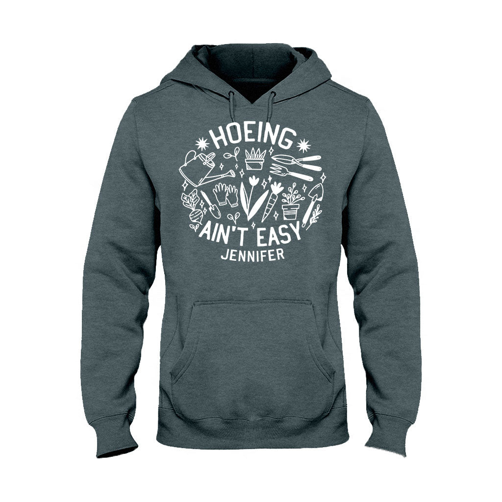 Le binage, c'est pas facile ! – T-shirt et sweat à capuche personnalisés sur le thème du jardinage