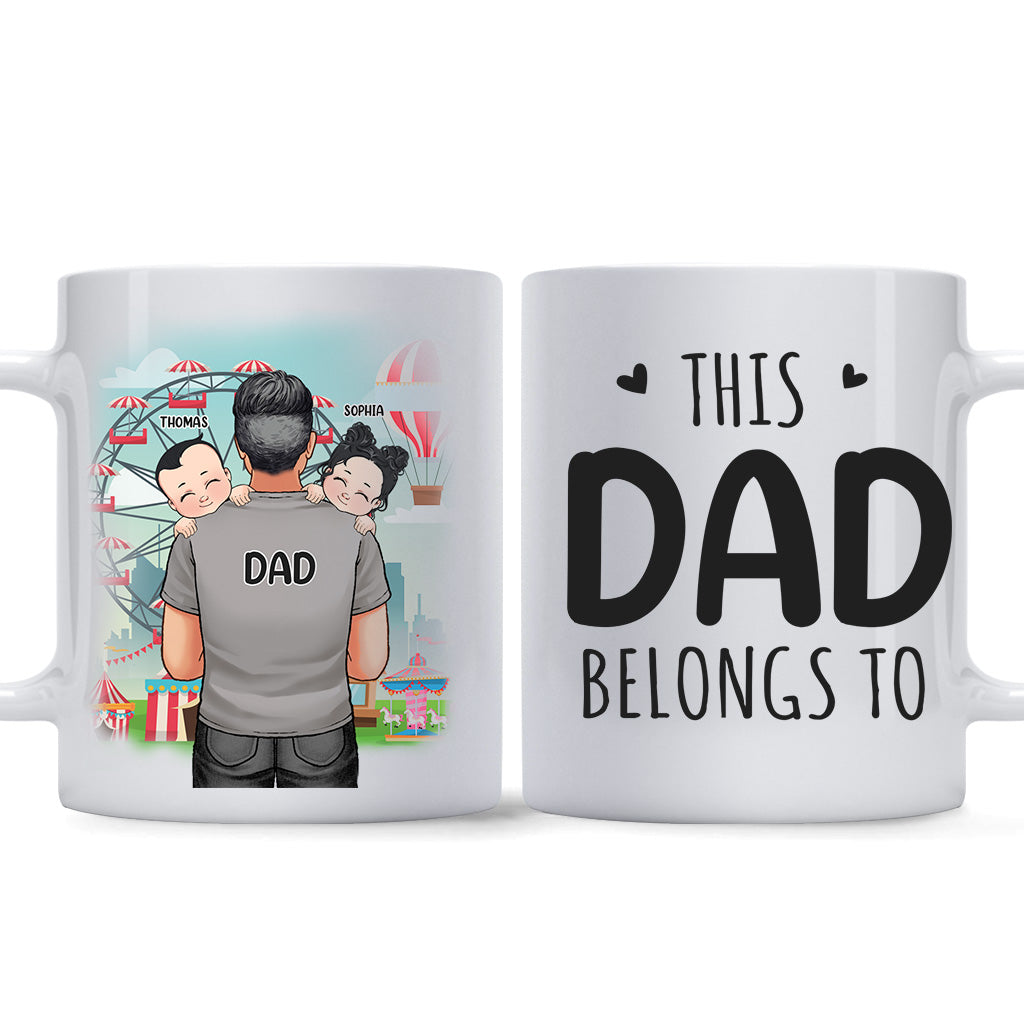 Meilleur papa du monde - Cadeau pour papa, grand-père, oncle, mari - Mug personnalisé