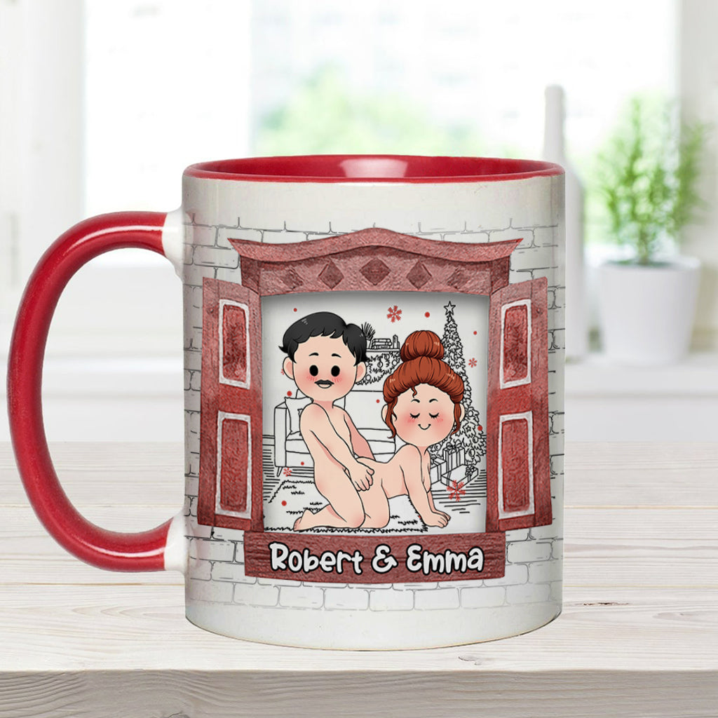 Tout ce que je veux pour Noël, c'est toi - Mug personnalisé pour couple