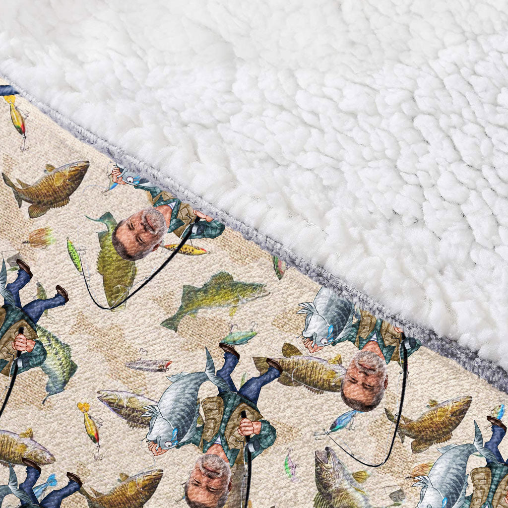 Couverture à capuche personnalisée avec photo humoristique sur le thème de la pêche - Sweat à capuche humoristique sur le thème de la pêche