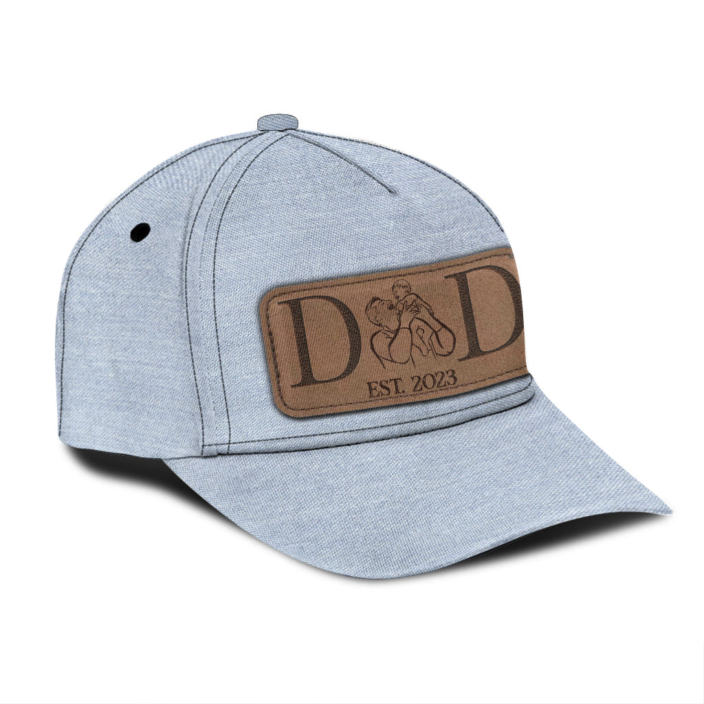 Meilleur papa du monde - Cadeau pour papa - Casquette classique personnalisée