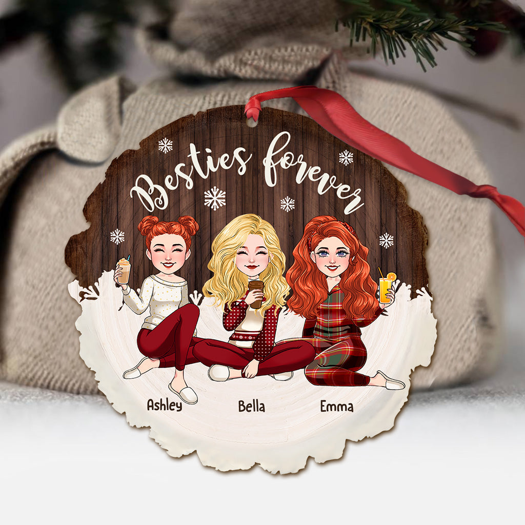 Meilleures amies pour toujours - Ornement personnalisé pour meilleures amies