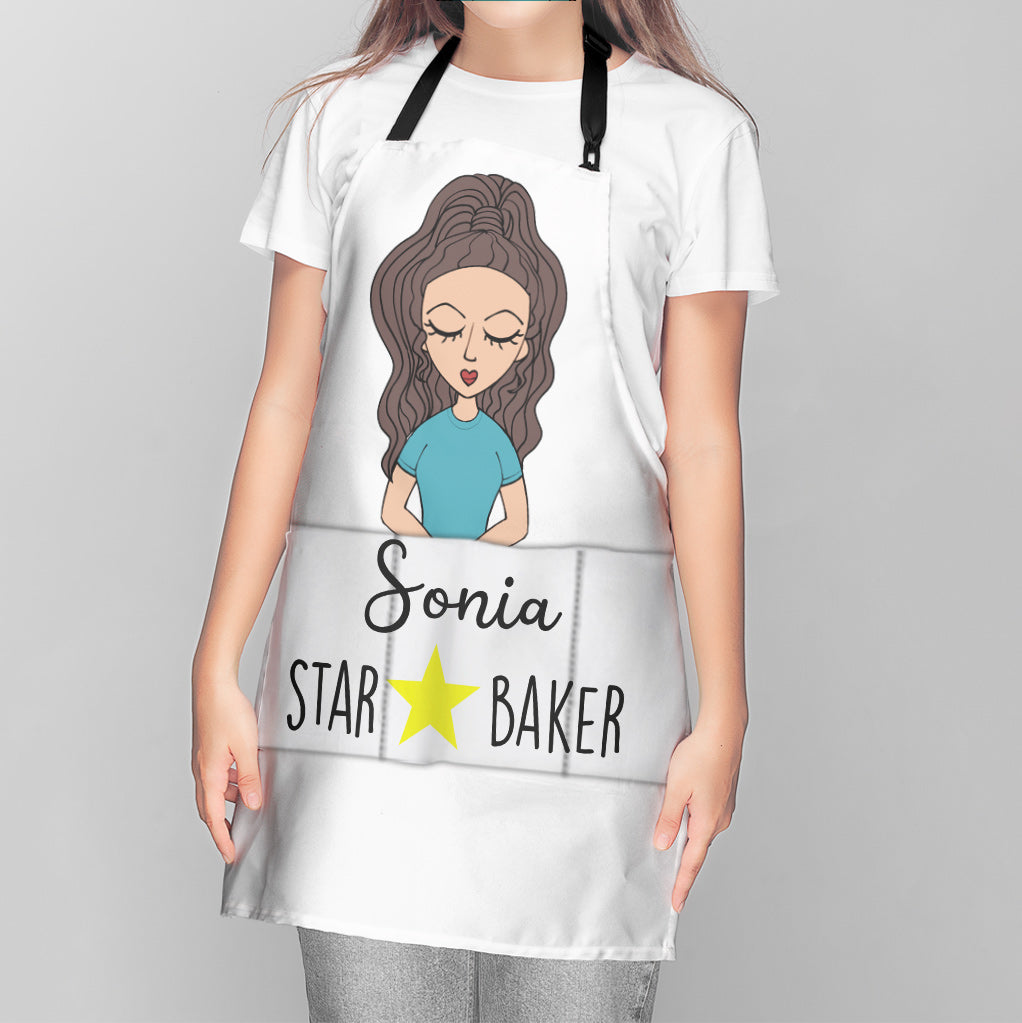 Tablier de pâtisserie personnalisé Star Baker