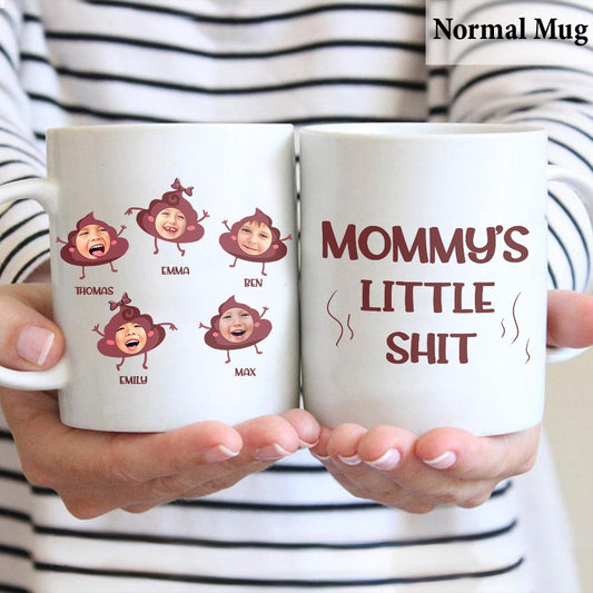 Le petit con de papa - Cadeau pour papa, grand-père, maman, oncle, tante, grand-mère - Mug personnalisé