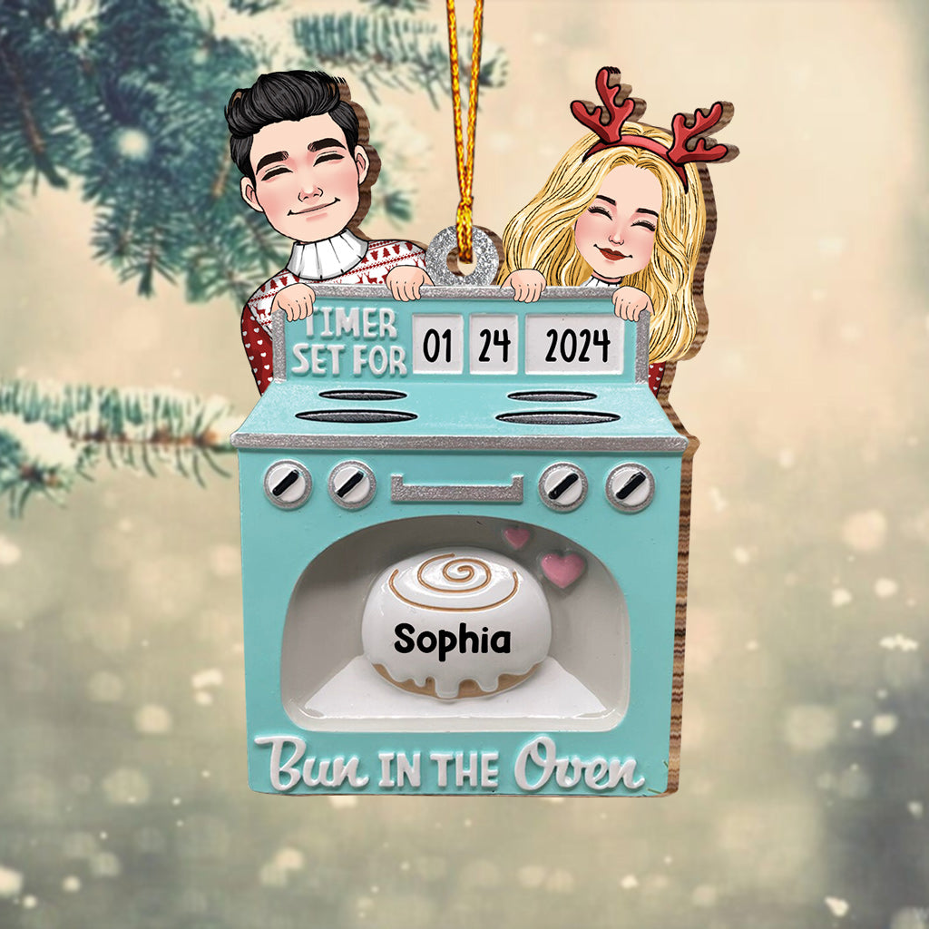 Petit pain au four - Cadeau de naissance - Ornement personnalisé