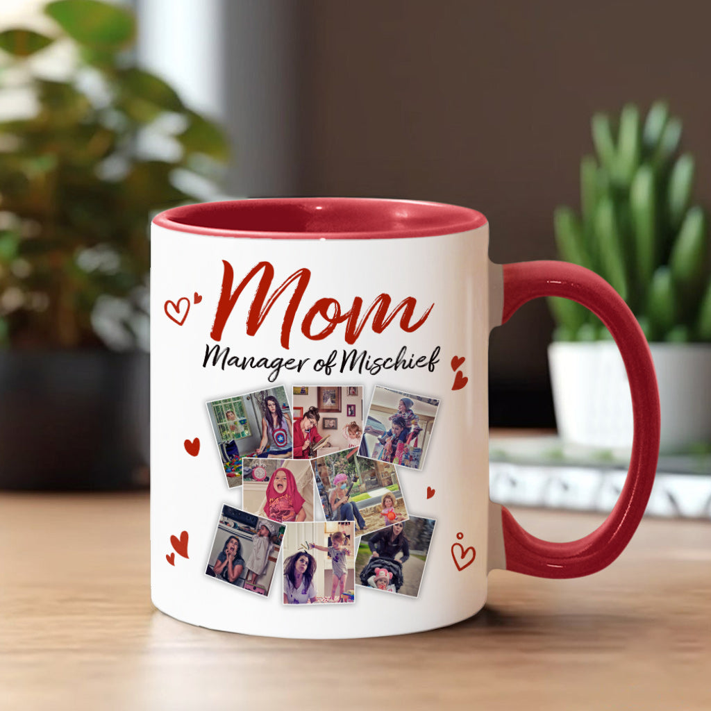 Mug personnalisé « Maman, la reine des bêtises »