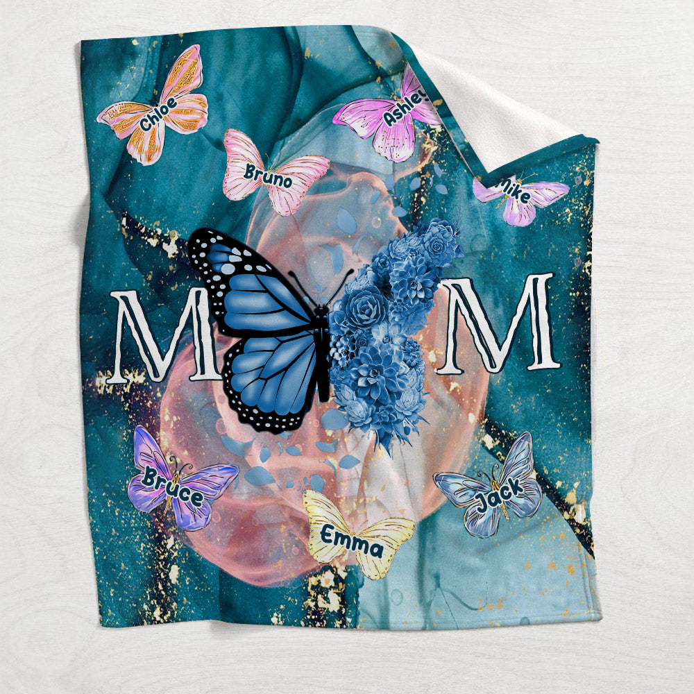 Maman Papillon - Couverture personnalisée pour maman