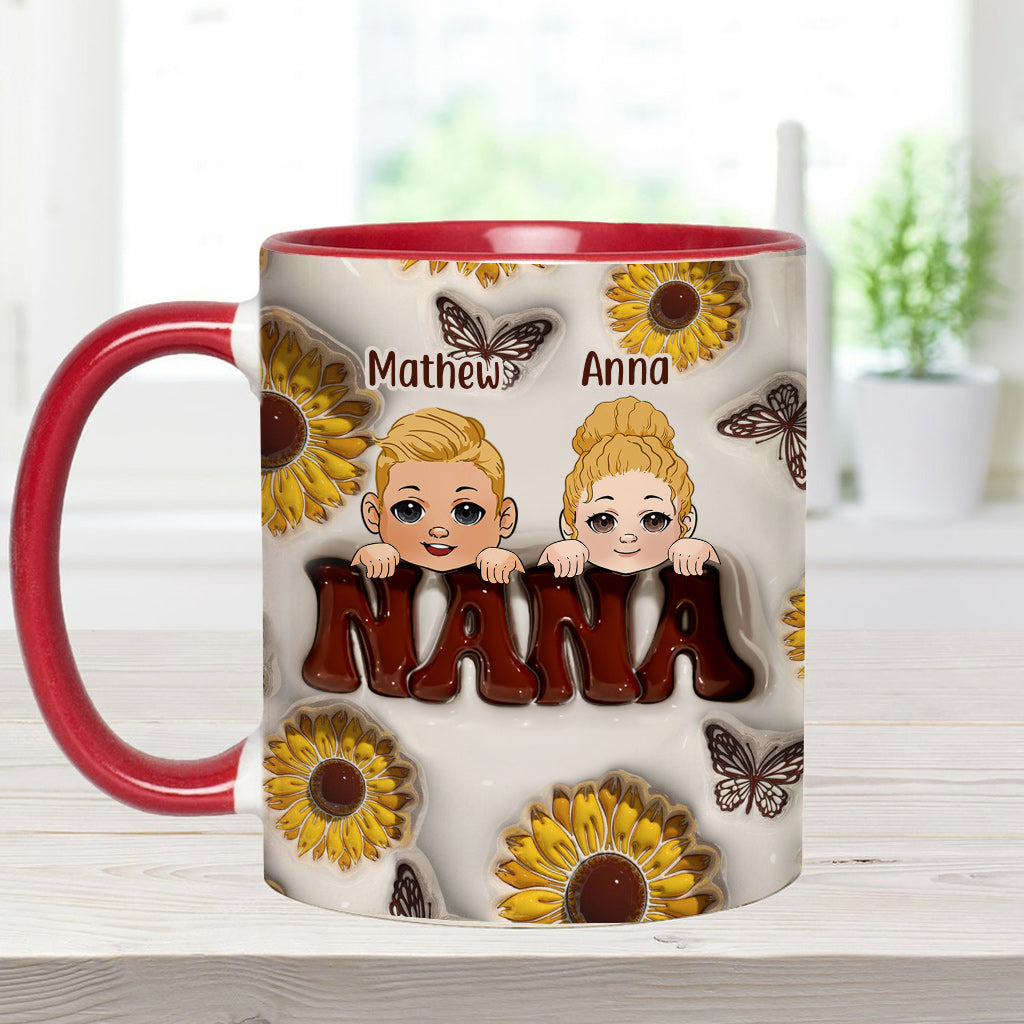 Meilleure grand-mère/mamie/mémé du monde - Cadeau pour grand-mère - Mug personnalisé
