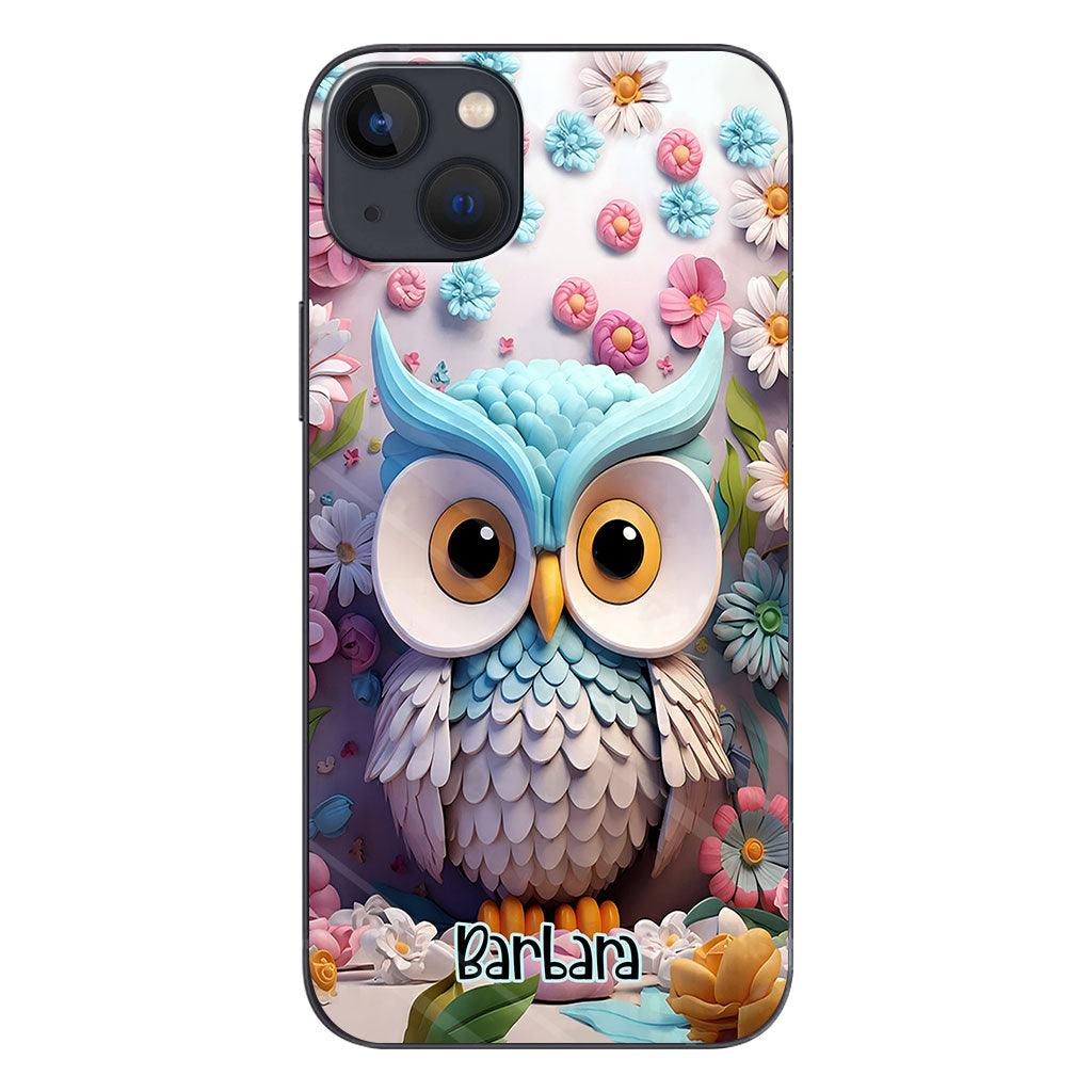 Cool Owl - Personalized Owl Phone Case
