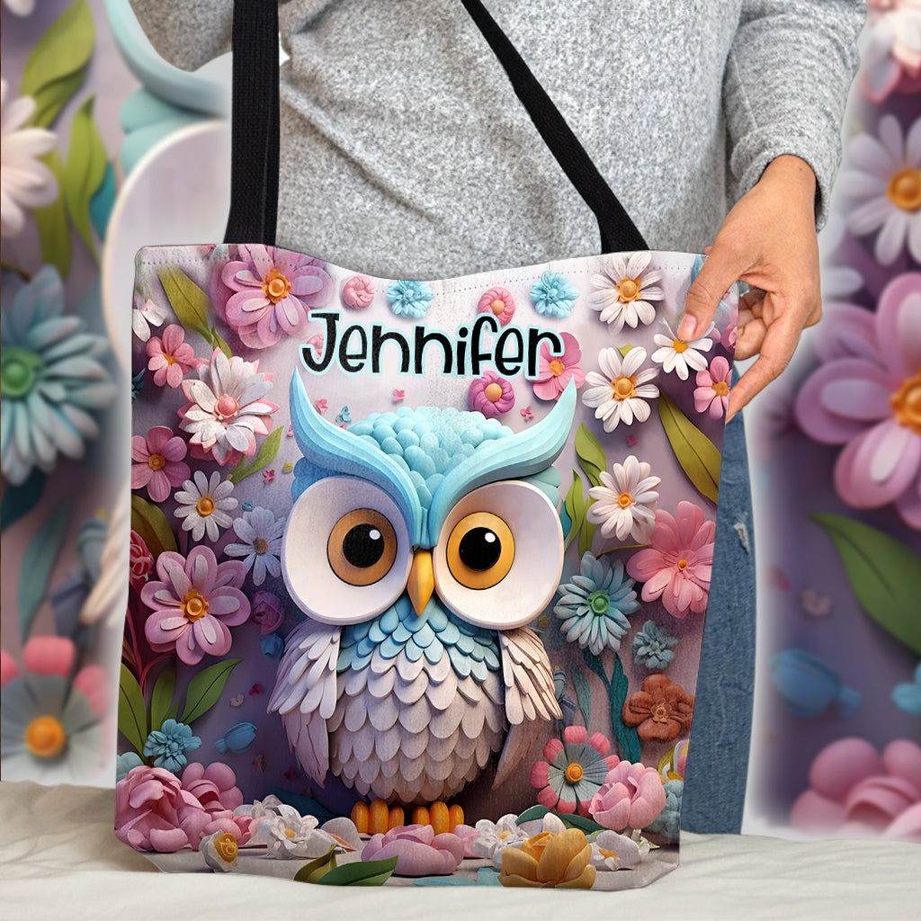 Sac fourre-tout hibou personnalisé Cool Owl