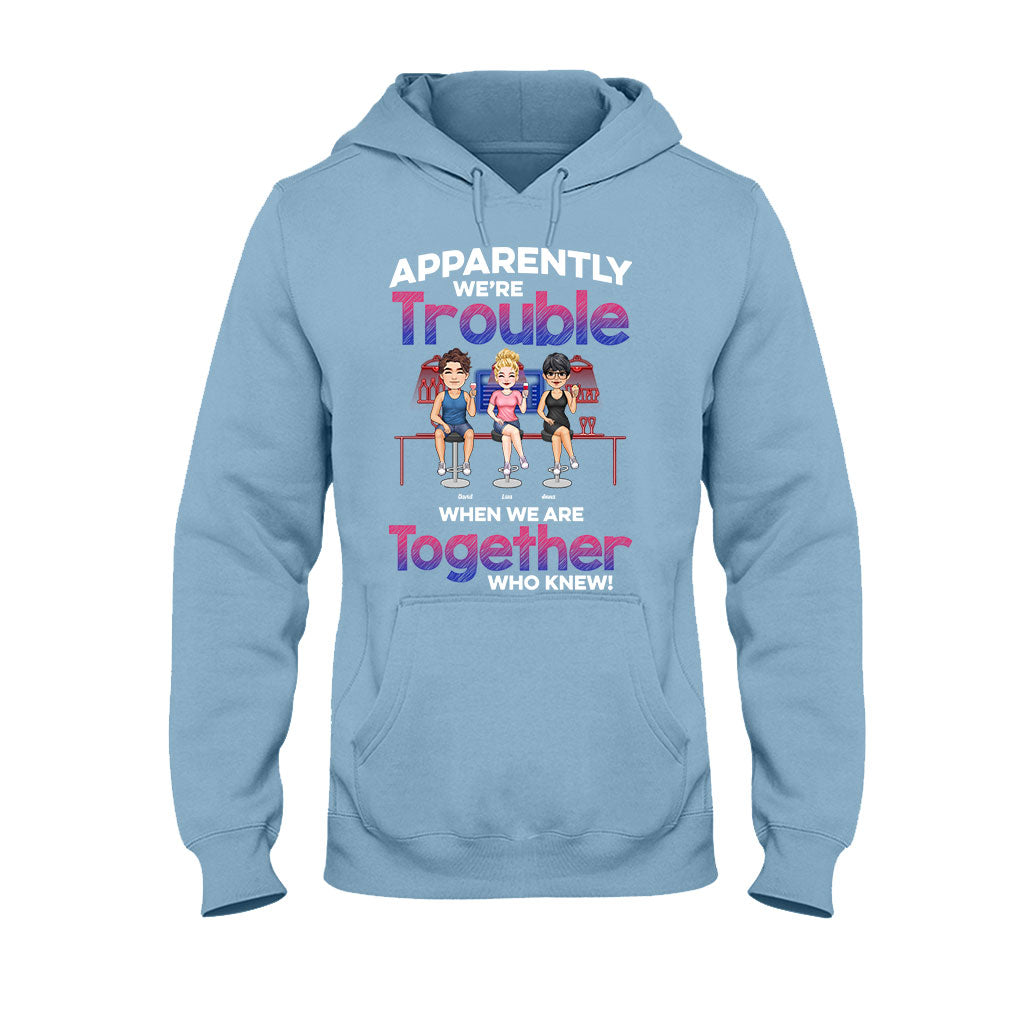 Apparemment, on fait des étincelles quand on est ensemble - T-shirt et sweat à capuche personnalisés pour meilleures amies