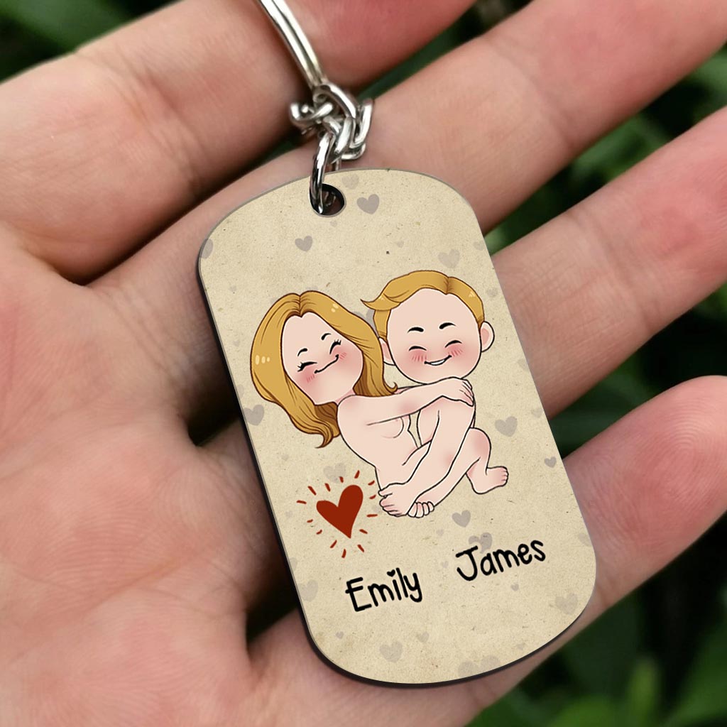I Hope Your Day Is Nice As My Your Butt - Personalized Couple Stainless Steel Keychain