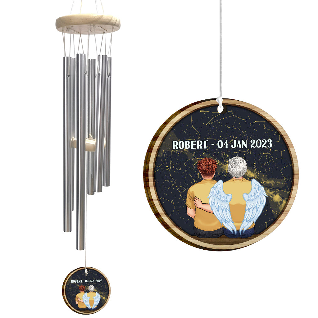 When I Look At The Stars - Personalized Memorial Wind Chime