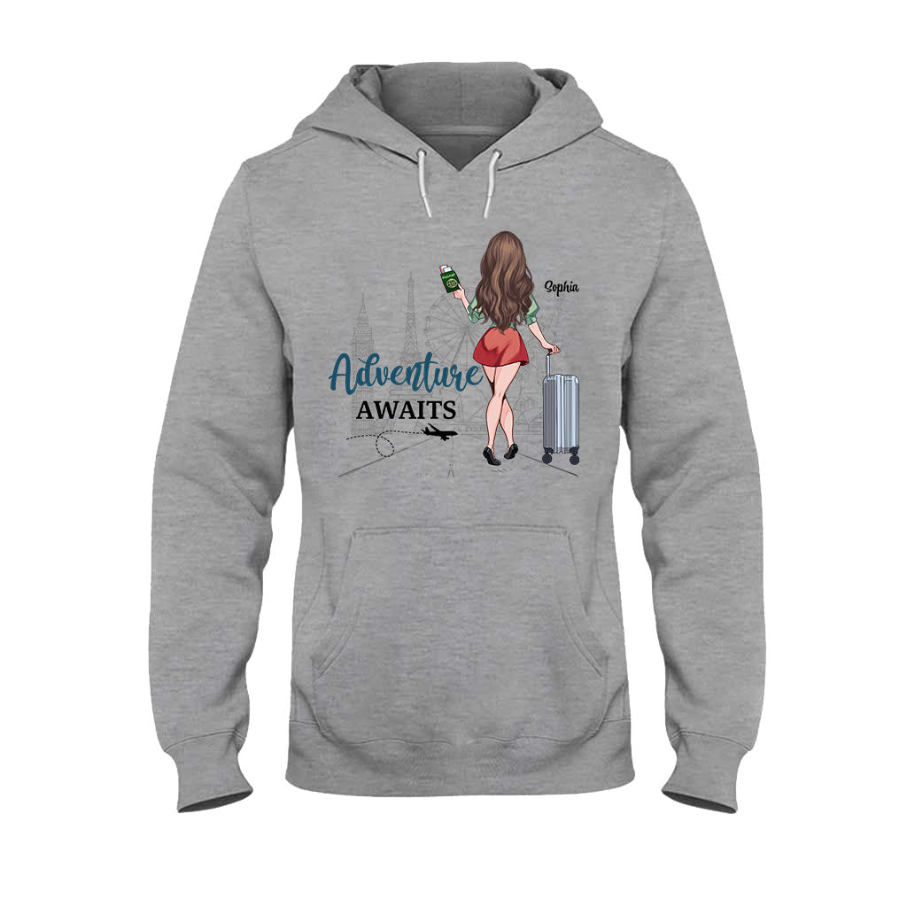 Alors, l'aventure ! – Cadeau de voyage pour maman, fille, petite-fille, épouse, petite amie, amie – T-shirt et sweat à capuche personnalisés