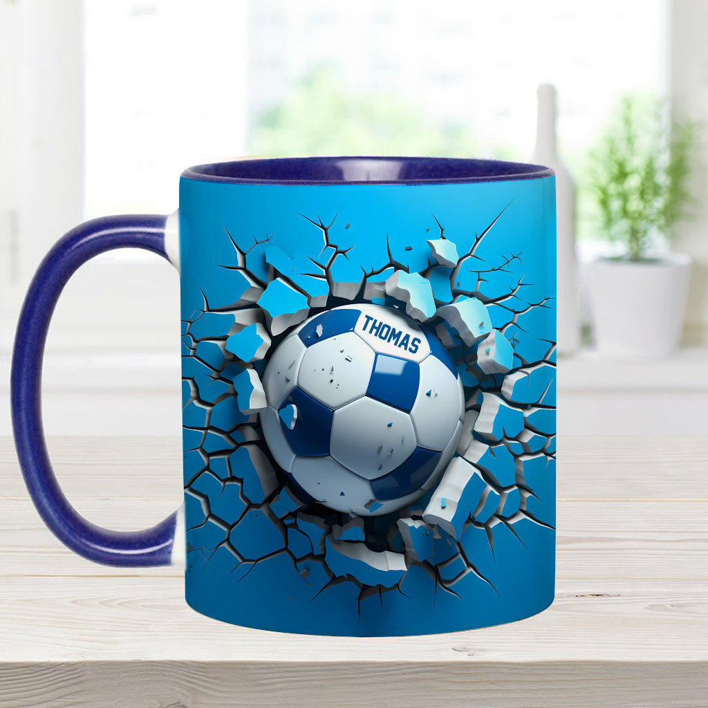 Un super mug de foot personnalisé