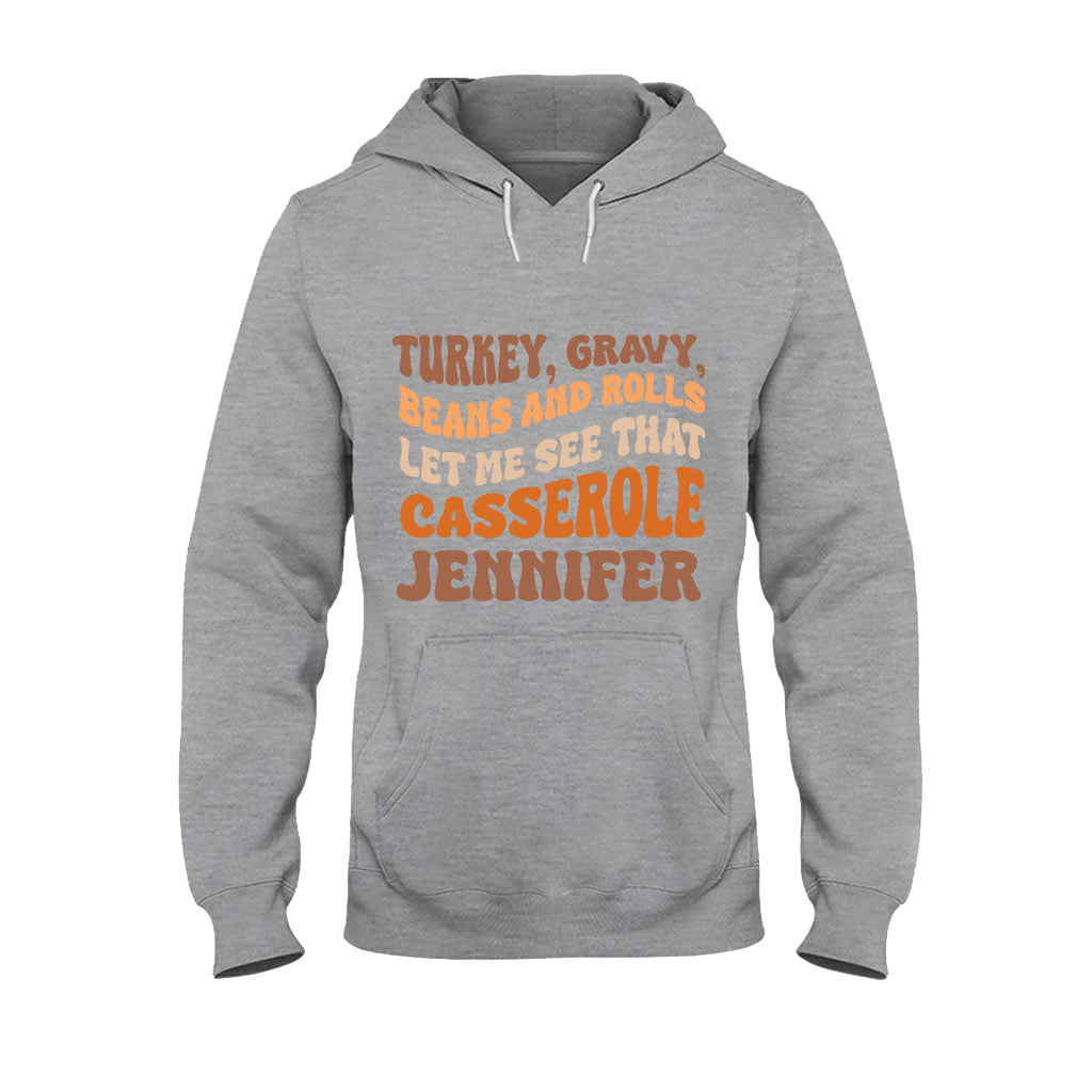 Laissez-moi voir ce gratin - T-shirt et sweat à capuche personnalisés pour Thanksgiving